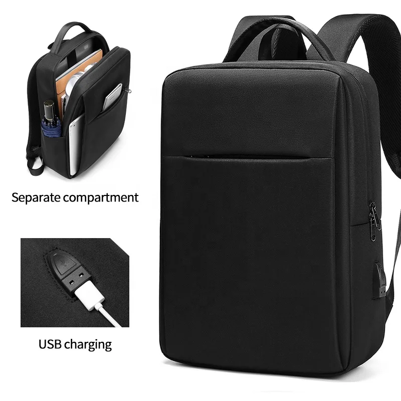 

2021 custom LOGO USB charging anti theft laptop bag men's backpack