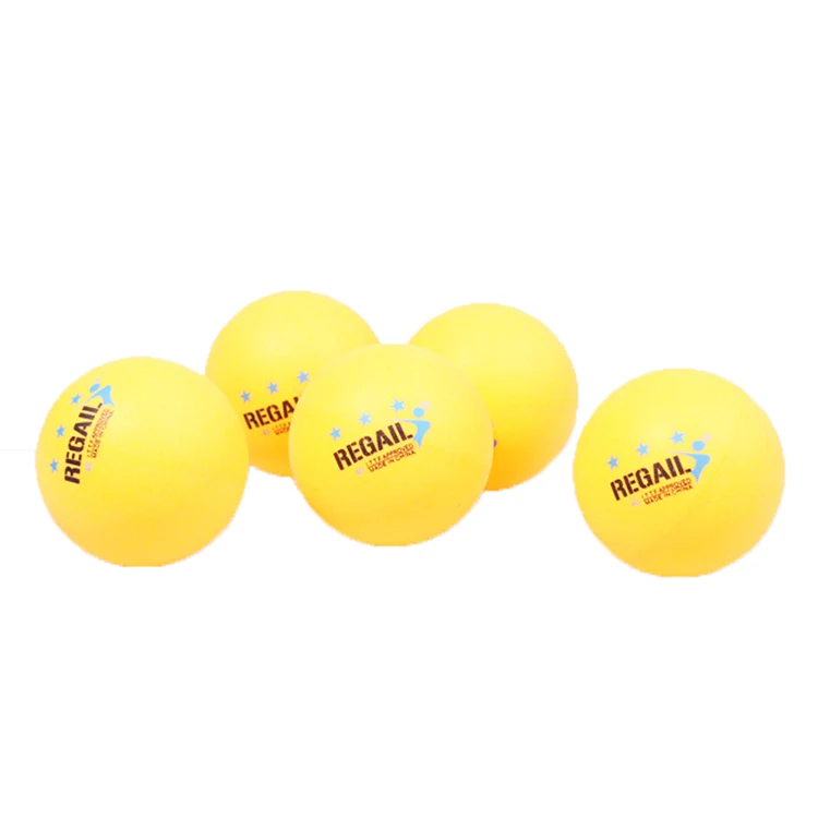 

Hot Sale Standard Plastic Professional Training Seamless Plastic PingPong Ball, White orange
