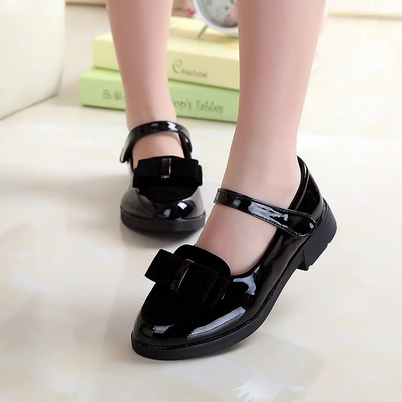 

School Children Student Shoes Flat Square Root Girls Casual Shoes