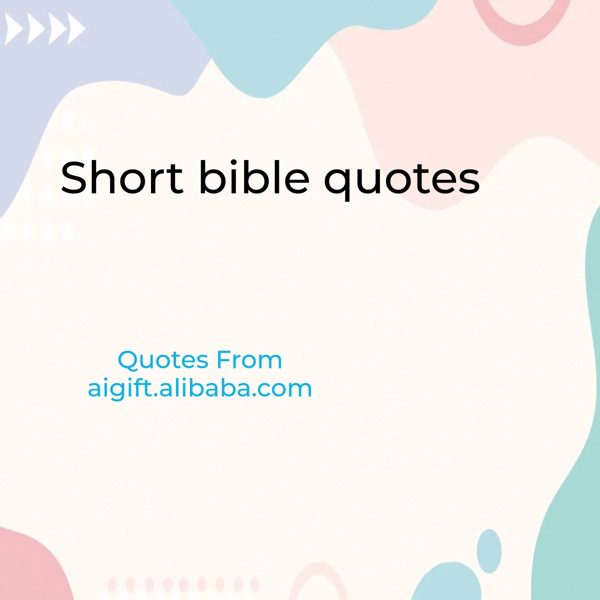 short bible quotes