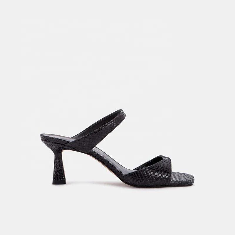 

Tapered heel hot selling women fashion mules lady sandal shoes
