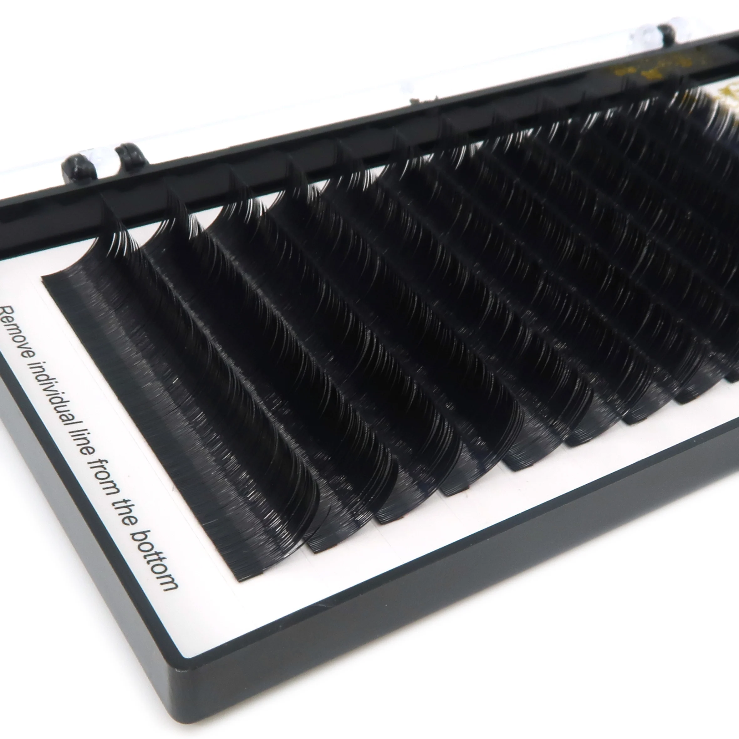

World beauty human hair weave eyelashes extension, Variety color