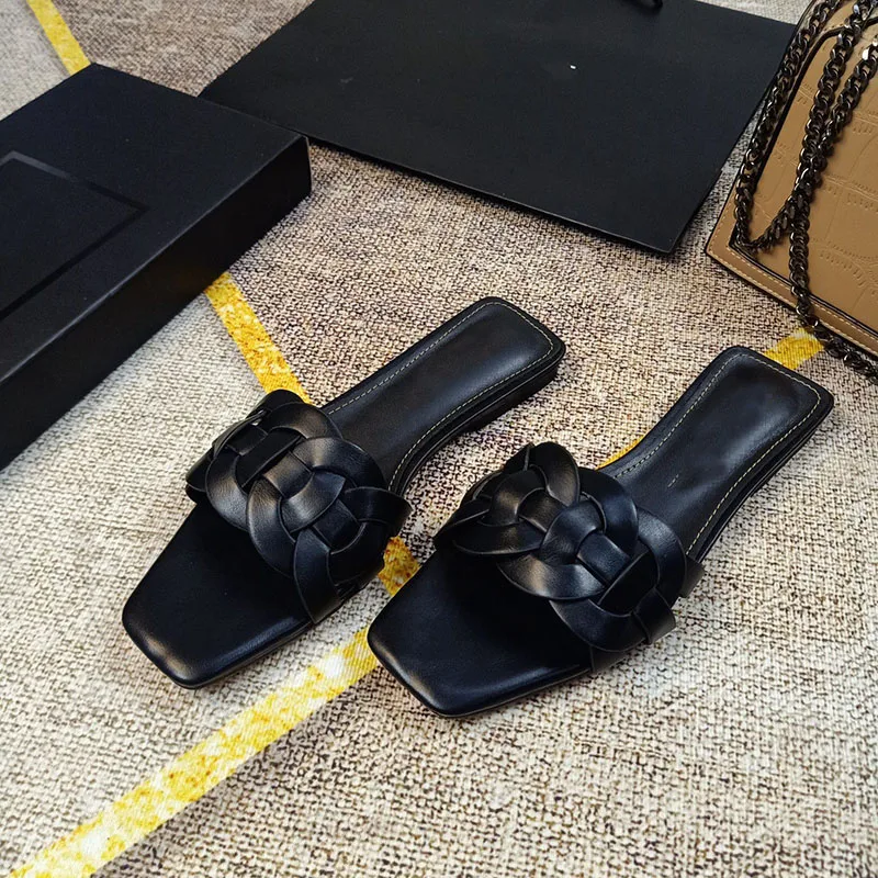 

Y Luxury Original American hot style new women Black slippers sandals spot wholesale summer women's sandals slipper