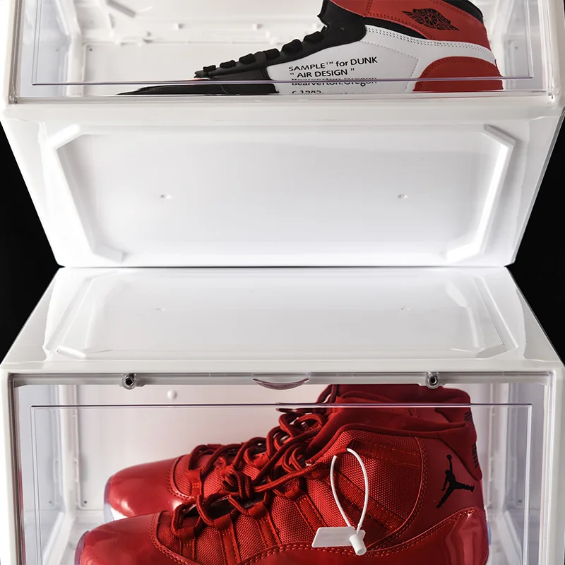 
Wholesale customfoldable shoebox plastic storage plastic shoe box plastic transparent for sale 