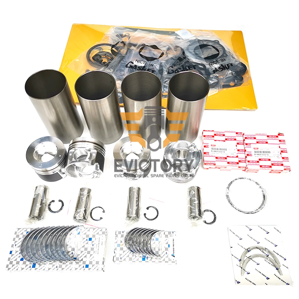 

For Isuzu D-MAX 4JJ1T REBUILD KIT Piston + ring cylinder liner gasket bearing