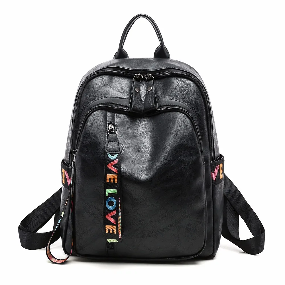 

Premium OEM Twinkle Fashion Travel Small Waterproof Black Bookbag School Bag Backpack