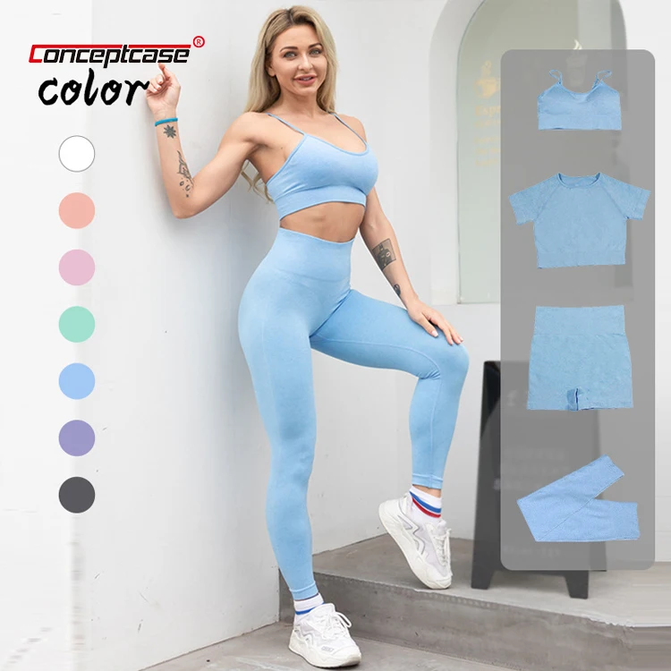 

Drop Shipping Fitness Apparel Workout Gym Sport Clothing Yoga Active Wear Women Ropa Deportiva Seamless Active Wear Yoga Set