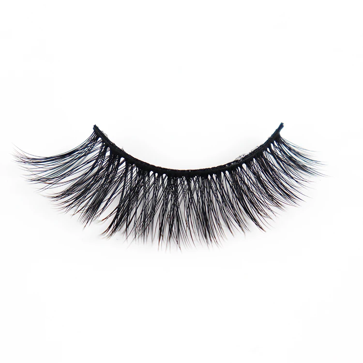 

Private Label Lashes Black Cotton Band Fake 3d Mink Eyelashes Faux Mink Eyelashes