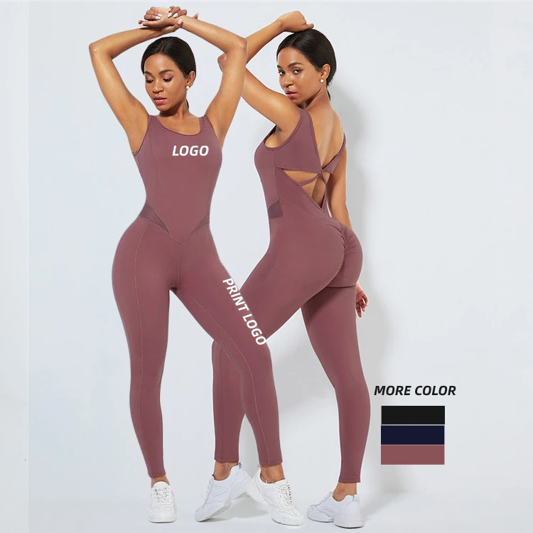 

High Quality Workout Set Fitness One Piece Yoga Pants Fitness 2021 Yoga Sets