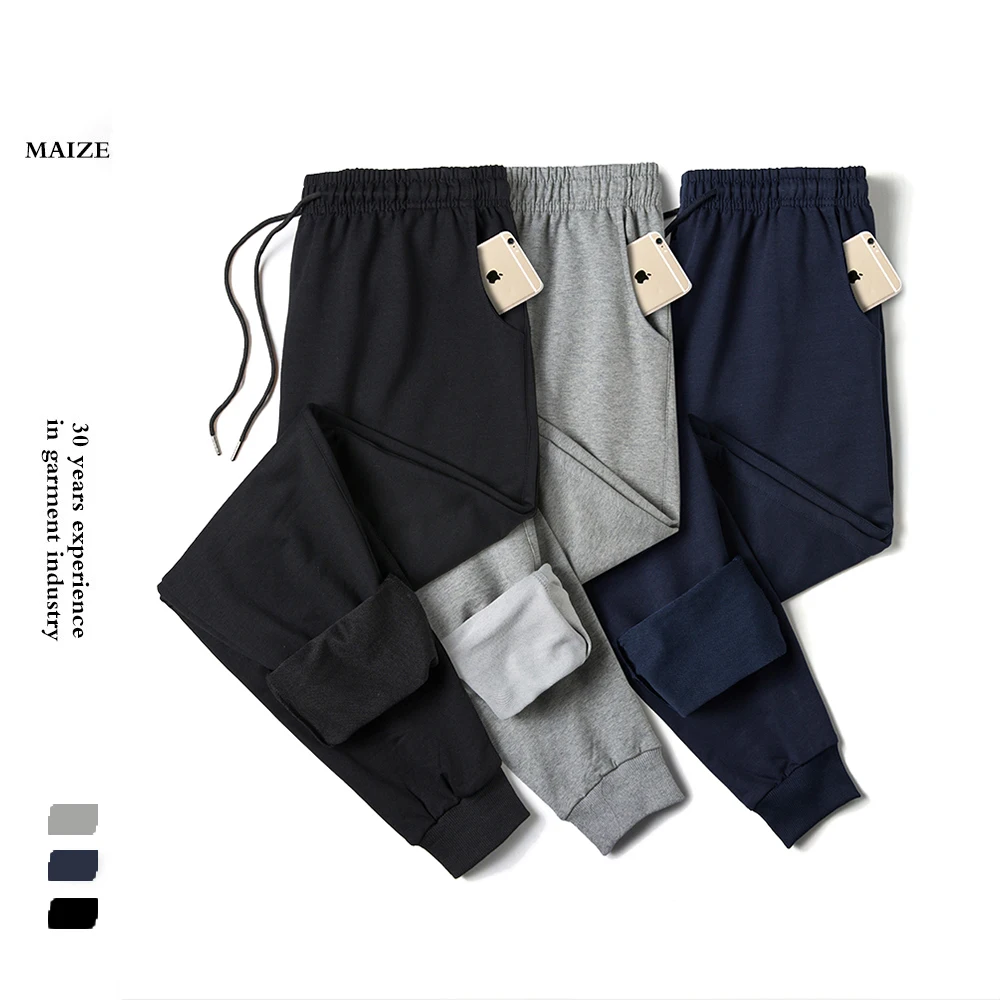 

Men Pants Wholesale Long Jogger Pants Customized Sweat Trousers Men Jogger Printing Track Pants Elastic Waist Drawstring Joggers, Black/gray/navy