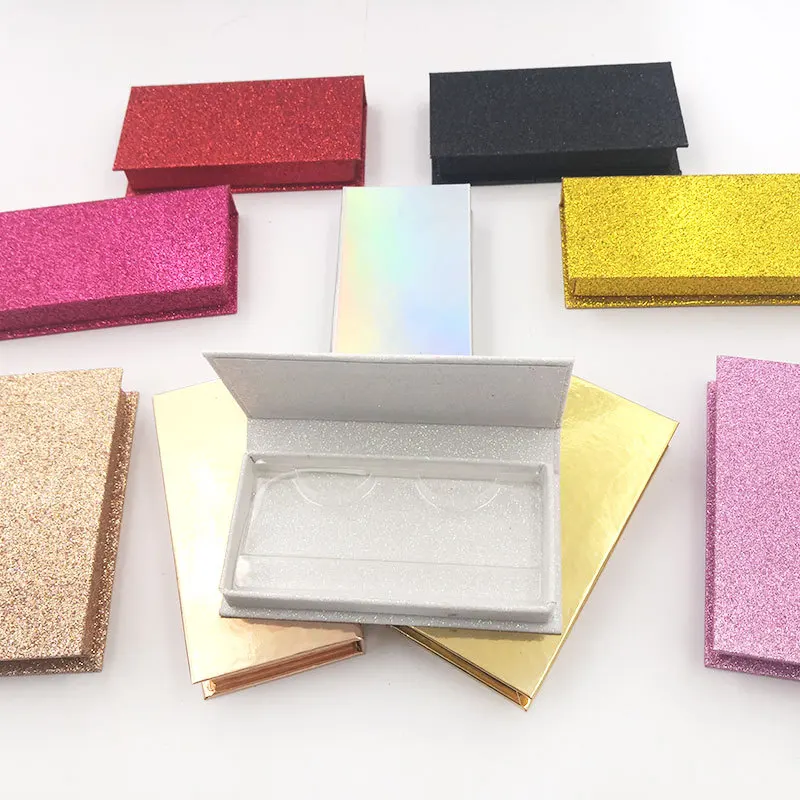 

2020 lashbox custom magnetic eyelash box Eyelashes box packing Custom eyelash packaging Empty lashes box