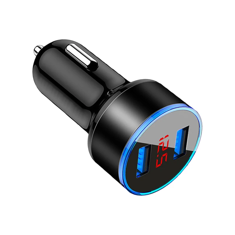 

2 port Led Indicator Carregador Cargadores De Celulares Chargeur Telefono Cargador Celular Cellular Mobile Phone Car USB Charger