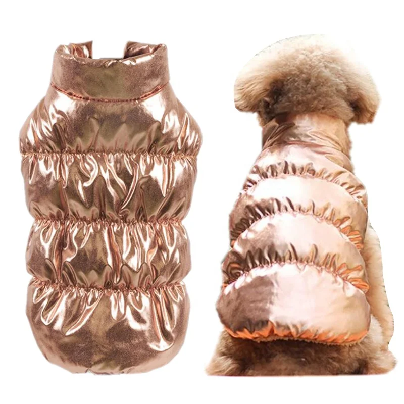 

Warm Fleece Winter Dog Coat Padded Vest Coat Puppy Cat Pet Coats Clothes