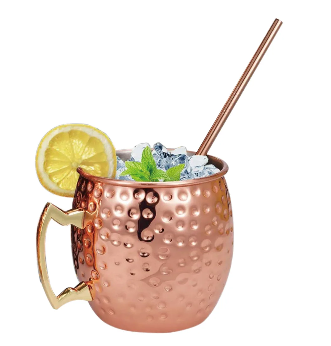 

500ml Stainless steel mule mug moscow mule copper mug for cocktail, 8 color