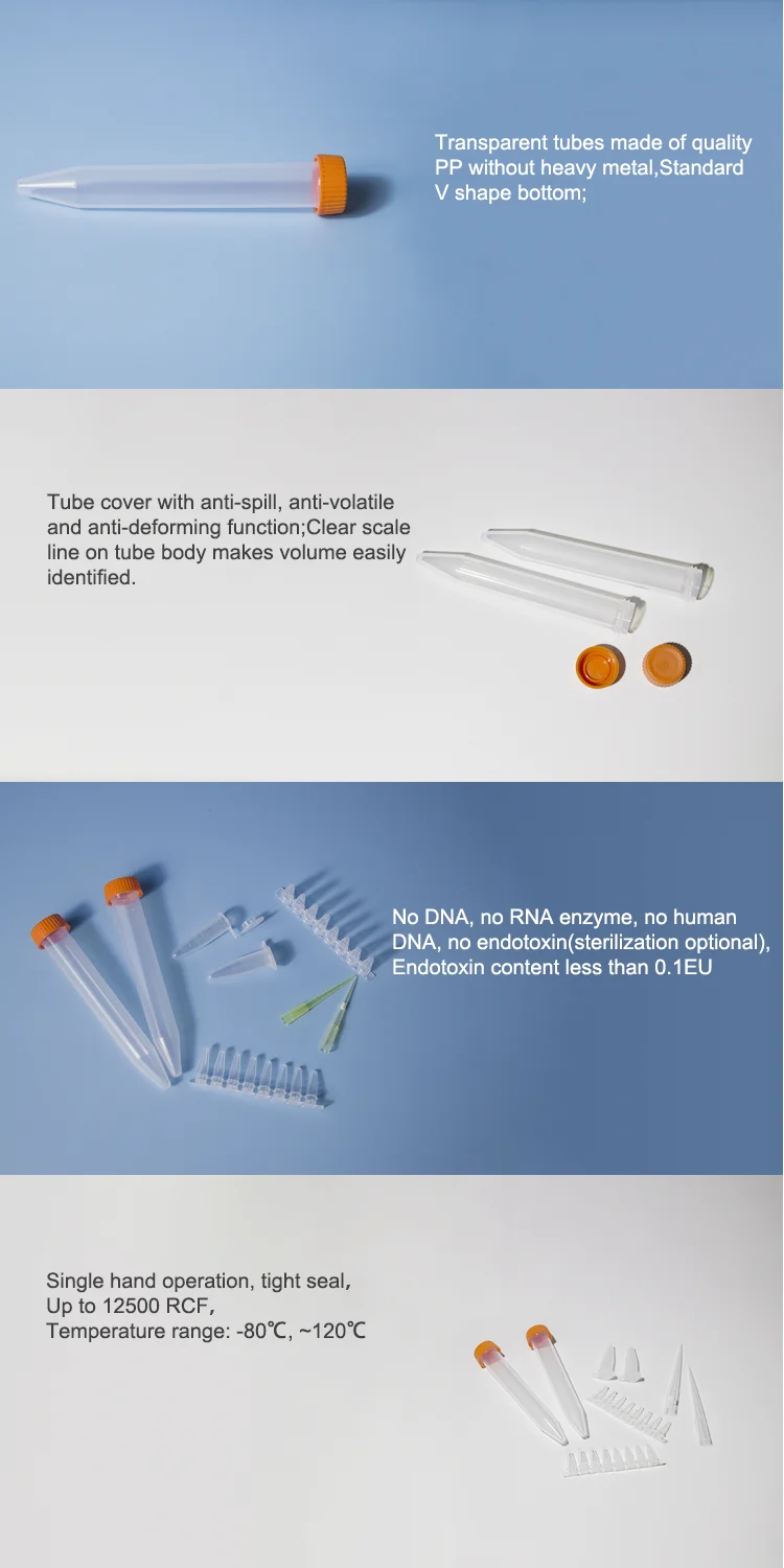 2 Ml Low Protein Binding Conical Screw Cap Round Bottom Microcentrifuge