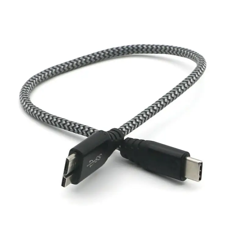 

30cm USB C male to USB Micro 3.0 B male Data transfer power charge cable OTG Cabletolink, Colorful