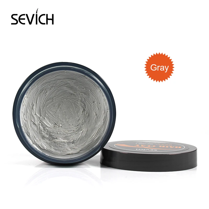 

Natural private label metal container jar organic men wax matte hair clay