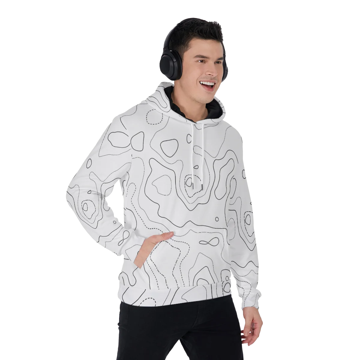 

Custom On Demand Printing High Quality Sublimated Hoodie With Side Pockets, Customized color