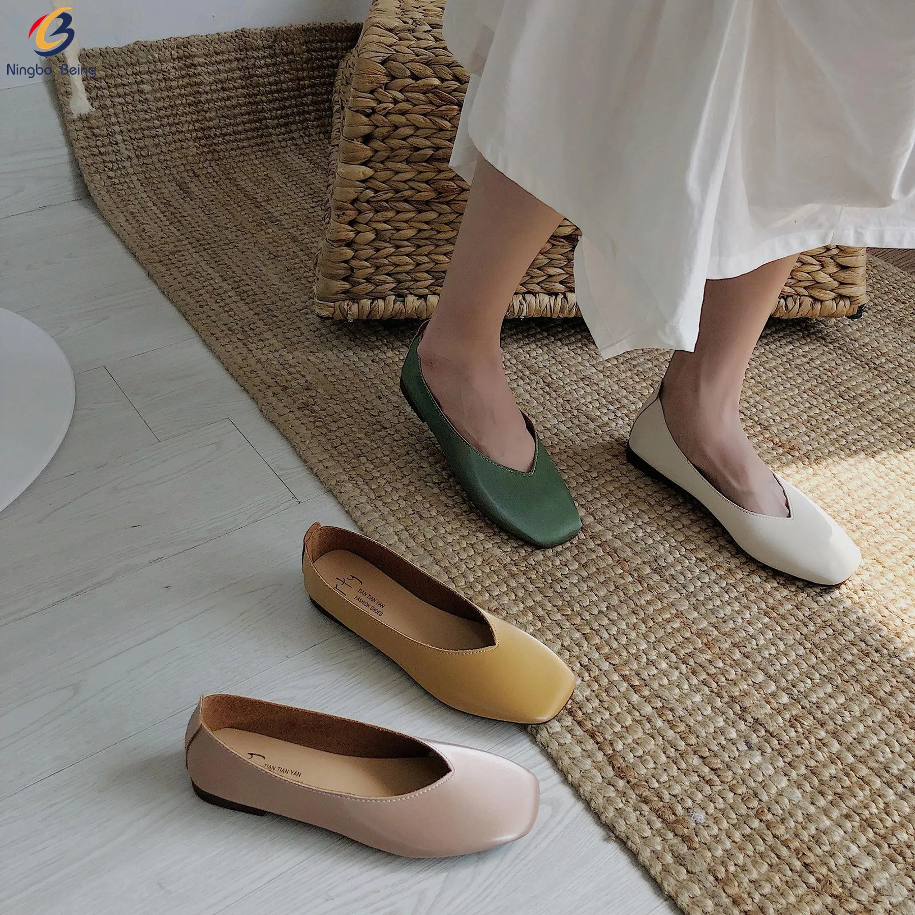 

Hot selling women shoes flats women loafer shoes office slip on shoes pumps