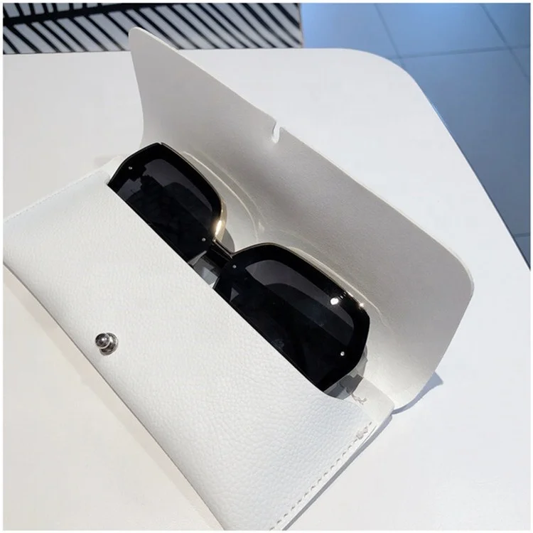 

Good Quality New Accessory Glasses Package Custom Logo Eyewear Bag PU leather Sunglasses Case