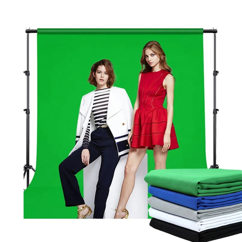 

Biucam Photo Lighting Studio Background High Quality Chromakey Green Screen Muslin Backdrop Sheet Effect Image