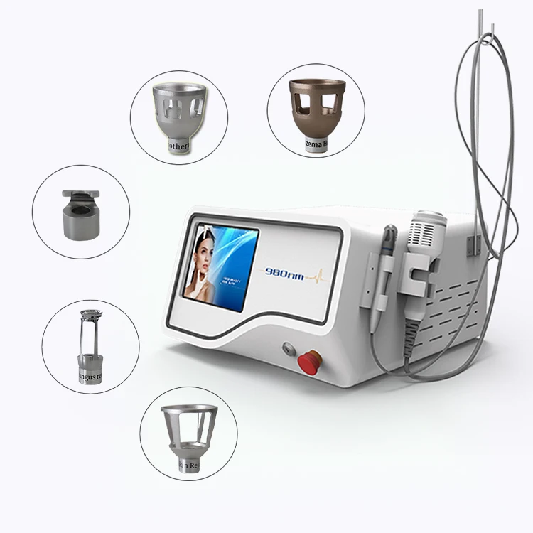 

6 in 1 980nm diode laser spider vein removal high quality 40w red blood removal portable machine