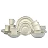American country classic relief tableware white luxury ceramic western steak plate dinner set wedding gift