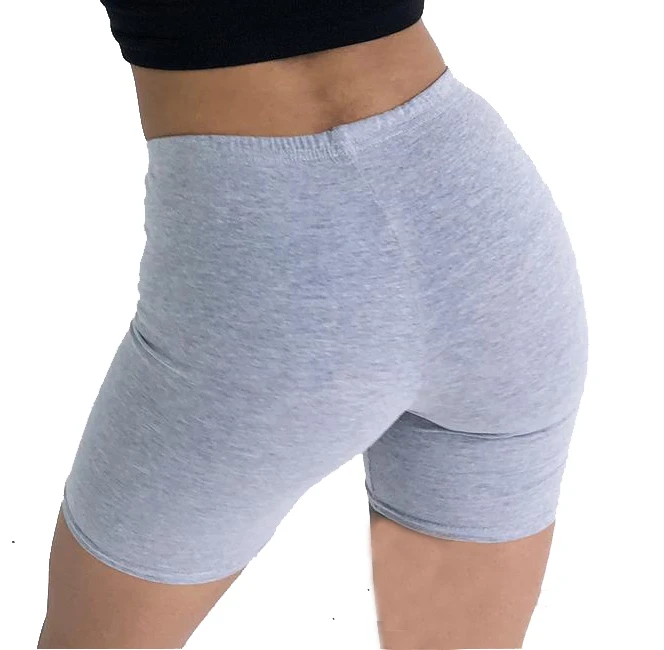 
Wholesale women cotton high waisted cycling biker shorts 