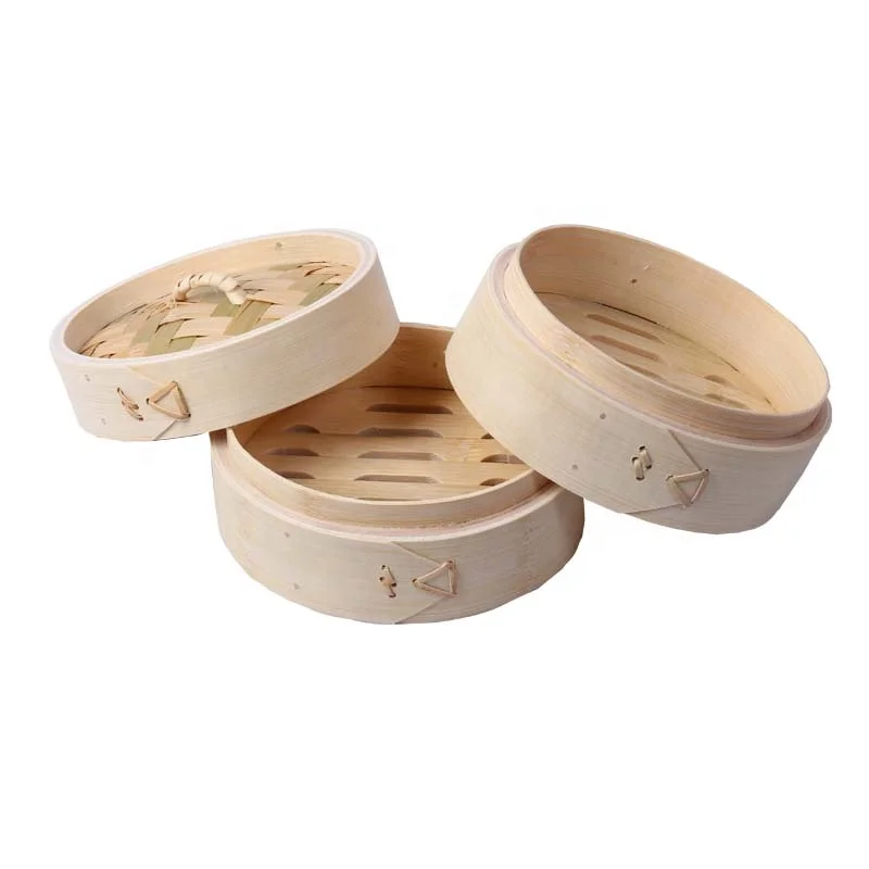 
2020 Eco-friendly Baozi Bamboo Steamer Basket China 