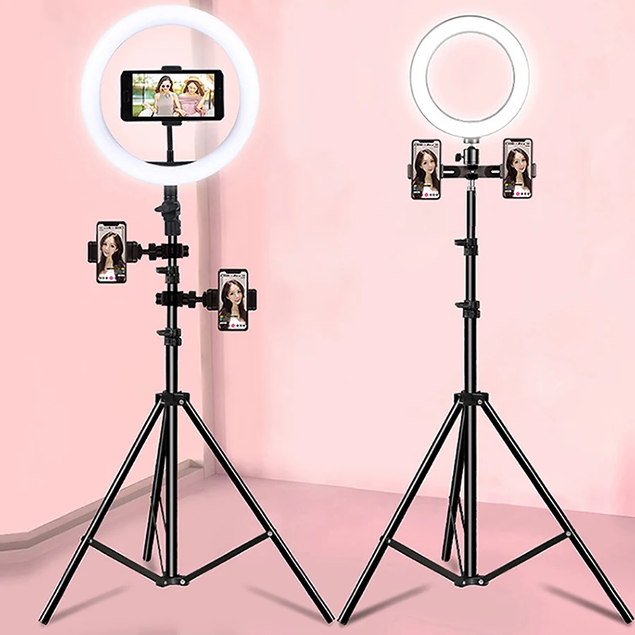 

GAZ-111C Wholesale Beauty Photographic Selfie Led Ring Light With Tripod Stand For Live Stream Makeup Youtube Video, Black