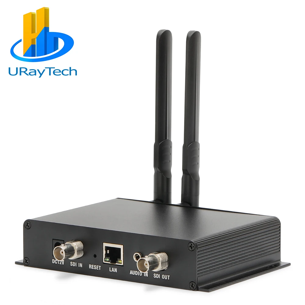 

URay HEVC H265 /H264 IPTV HD SDI To RJ45 Ethernet Video Audio Encoder SDI Over IP Support SRT/ RTSP UDP /RTP Multicast