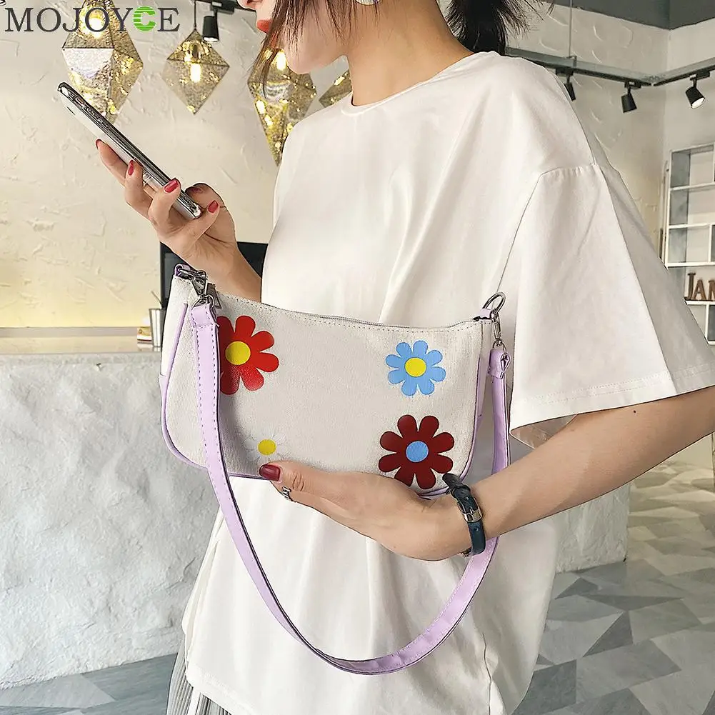 product-GF bags-fashion cute Canvas PU girls Crossbody Shoulder Bags Women Flower Splicing ladies Sm-3
