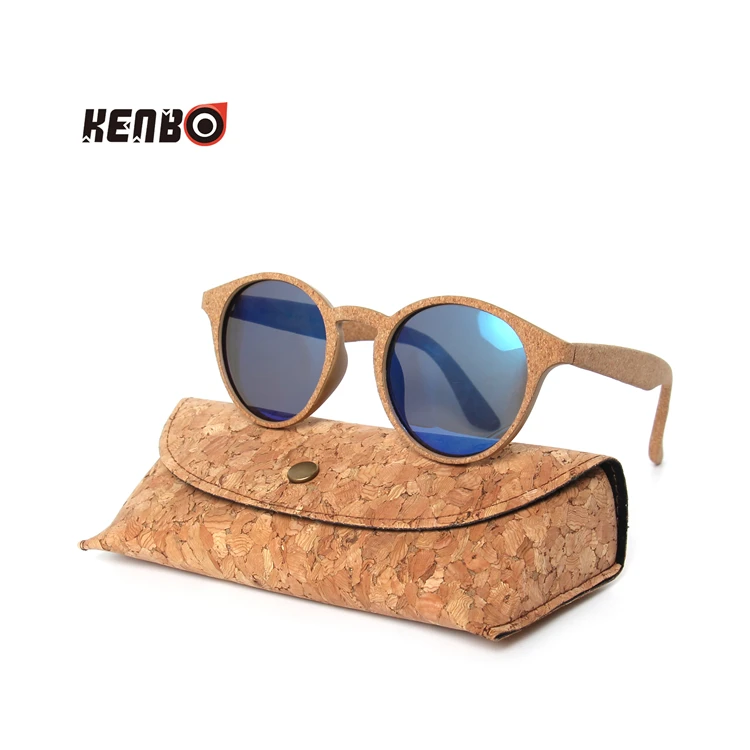 

Kenbo Eyewear New Arrivals High Quality Round Wood Bamboo Polarized Sunglasses With Case Custom Logo Shades Wooden Sunglasses