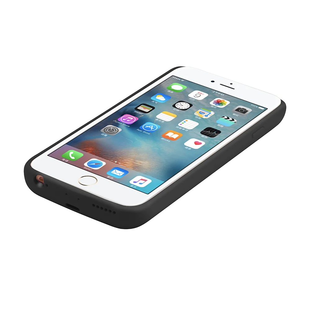 

Hot Selling Ultra Slim Battery Charging Case For iPhone Power Bank Case DIY, Black