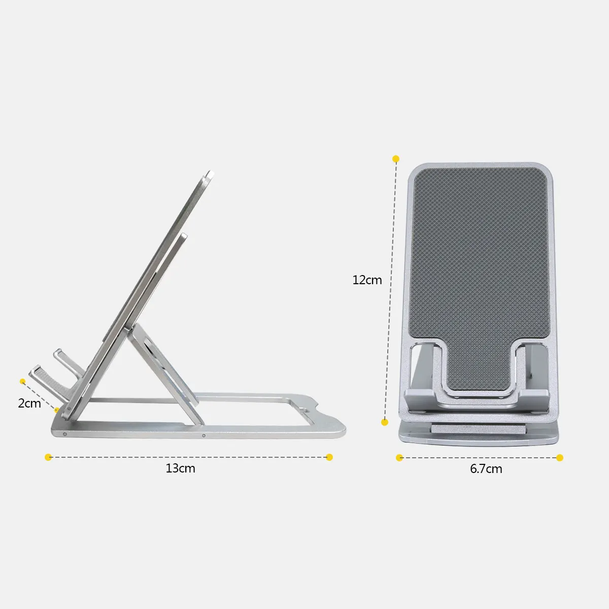 

Hot Selling Desk Tablet Phone Stand Portable Folding Desktop Phone Stand Holder For iPad Mobile Phone