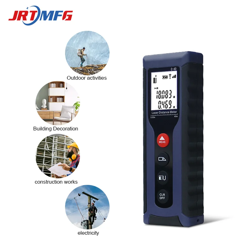 

JRT 80m Handheld Indoor Digital Laser Distance Meter Measure High Precision Professional Laser Distance Meter And Digital Level