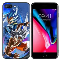 

Hot sale print Dragon Ball Goku Z Super Anime Back Cover Silicone cell phone case for iPhone X XS A30 A51 phone cover