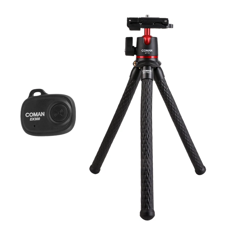 

Coman All-in-one designed phone bracket tripod for digital Cameras