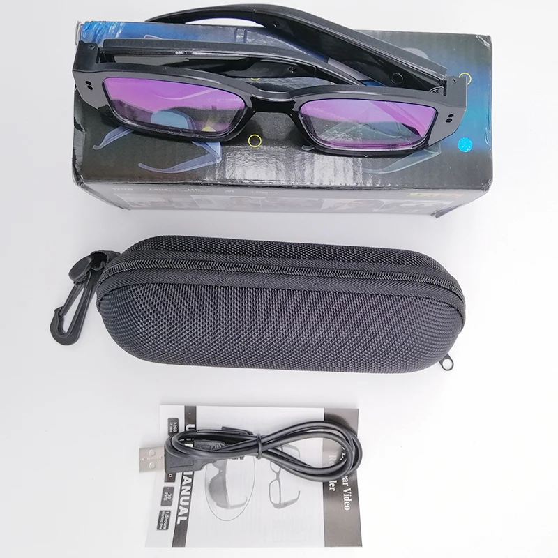

Factory Wholesale High Quality 1080P Security Spy Hidden Camera Glasses