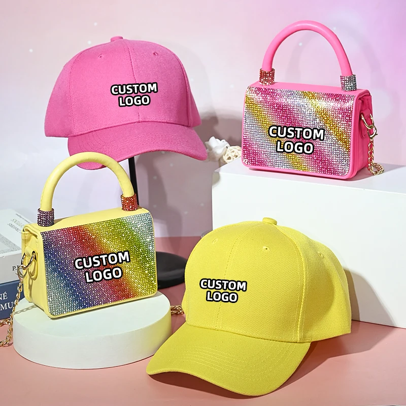 

hat and purse set bag women 2021 designer visor hat and purse set