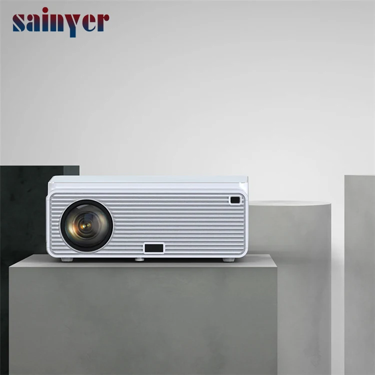 

Sainyer Q8 Home Theater WiFi Projector Portable Movie Full HD 1080P Supported Beamer Projector ($20 Extra for Android)