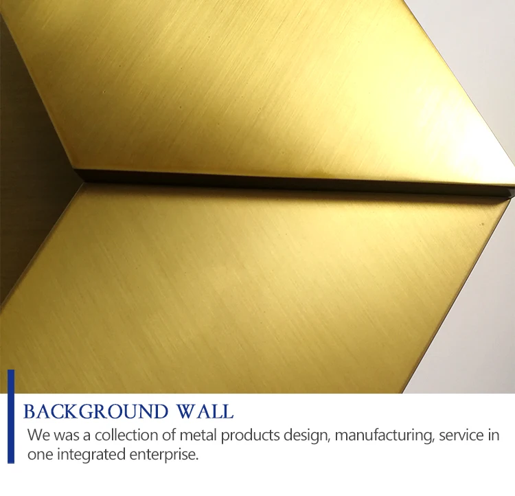 shopping mall hotel cladding stainless steel textured interior wall decorative board 3D texture interior bathroom covering exter