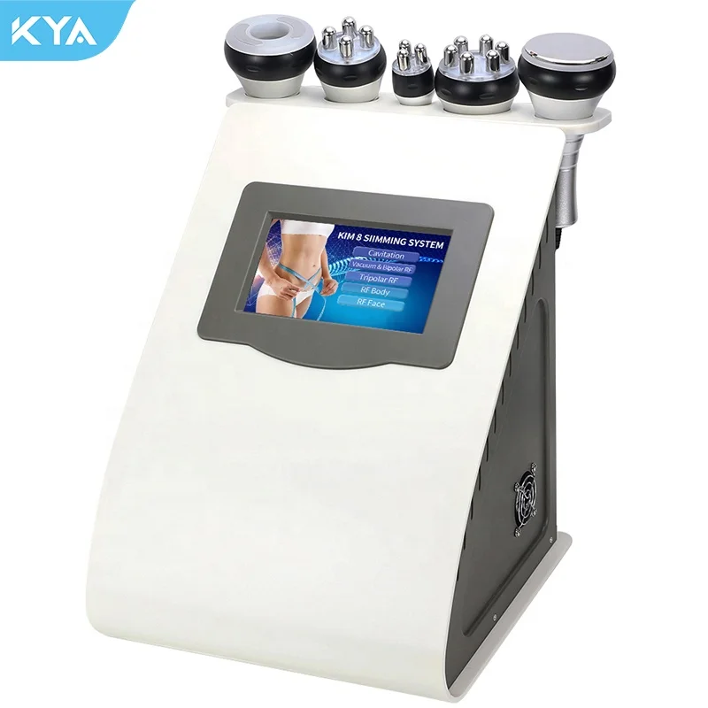 

5 IN 1 Vacuum 40K Cavitation Multipolar RF Body Slimming Machine Weight Loss Body Shaping Instrument