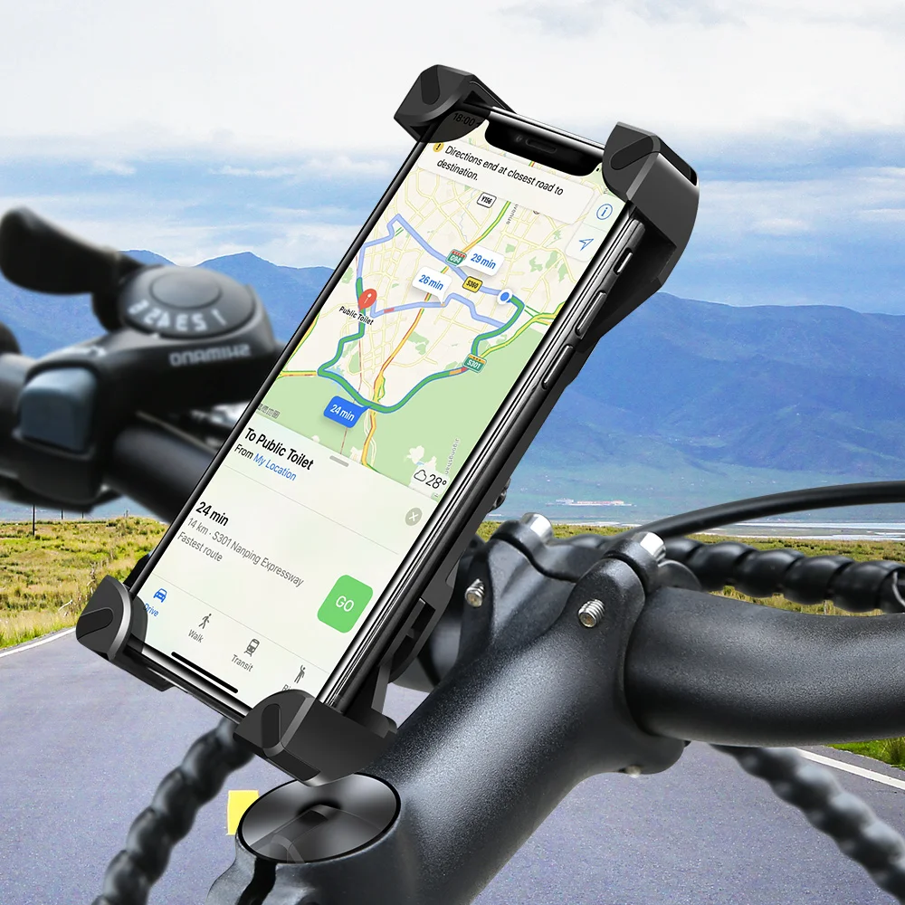 

Free Shipping Drop Shipping 360 Rotation Universal Smart Phone Mount Motorcycle Bike Phone Mount Bicycle Holder