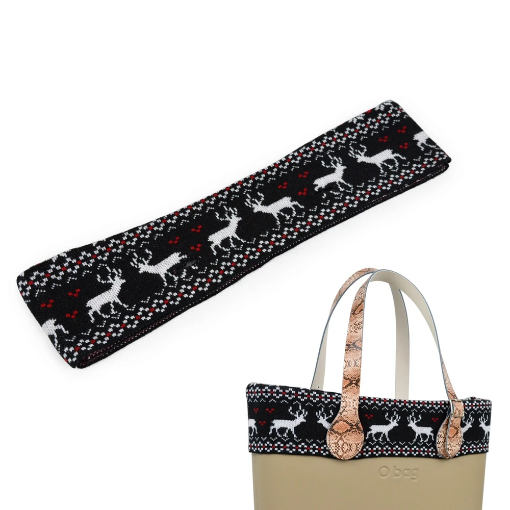 

Factory Wholesale Jacquard Wool Trim Knit Obag Trim for O bag Classic Mini bag accessories