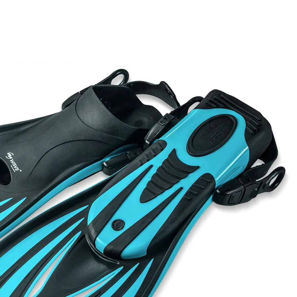 
Professional training silicone water sport scuba diving open heel long fins 