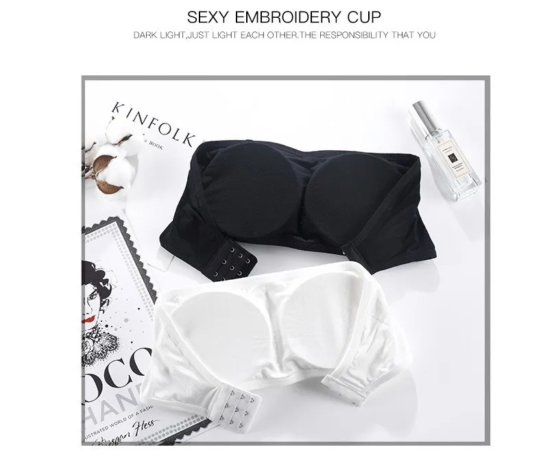 
Wholesale bandeau strapless multiway strap bra ladies push up bra 