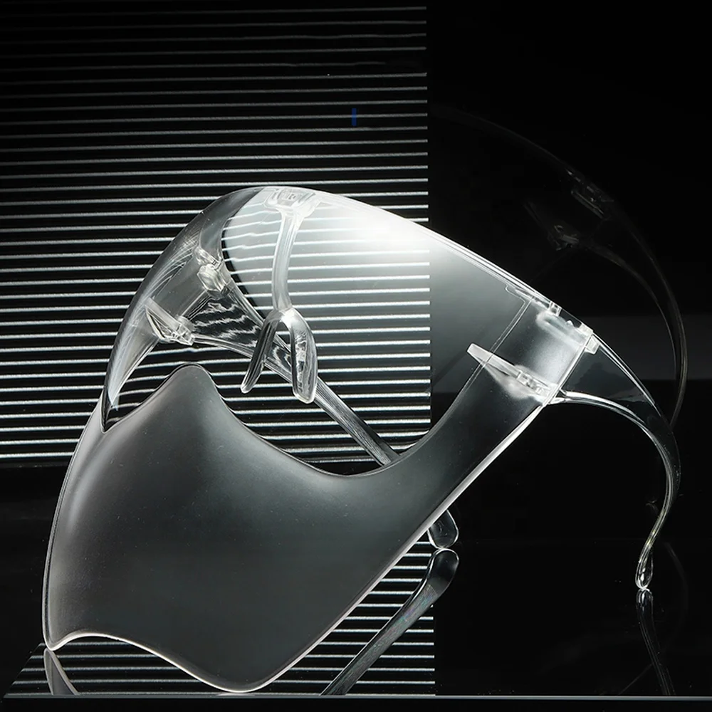 

New PC Transparent Clear Mask Visors Protective Glass Anti Fog Face Shield Safety Protection Shield Face