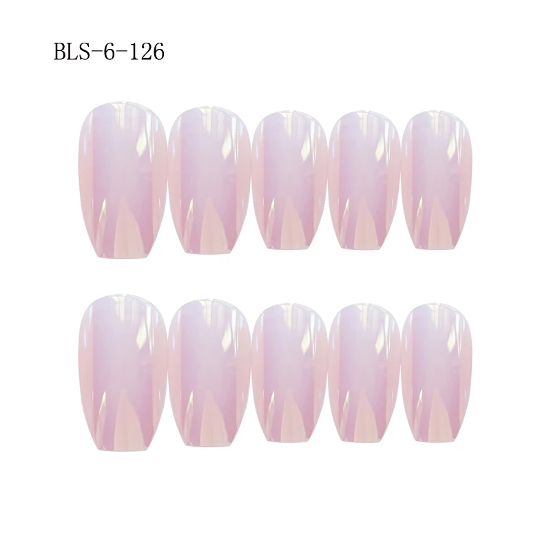 

Factory direct sale solid color fake nails ladies fake nails, Multi color