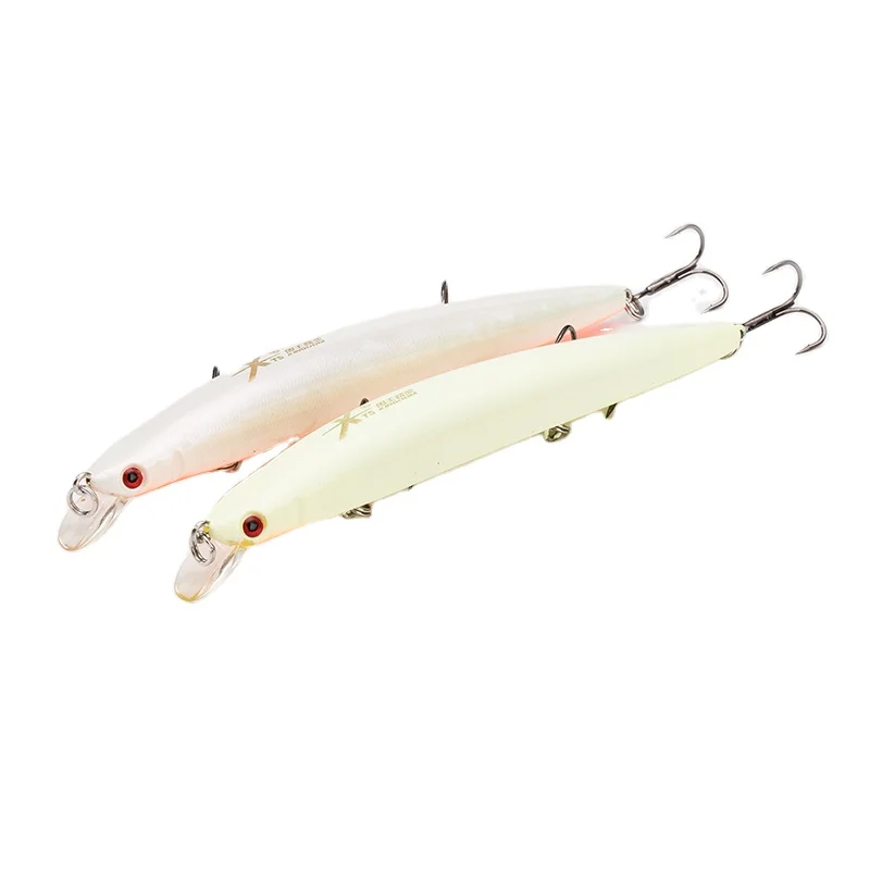 

5333 China Fishing Silicone Bass Hooked 3D Eye Artificial Bait Leurre De Pche Minnow Soft Fishing Lure, 6 colors